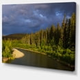 thumbnail image 2 of Lake on Alaska under Clouds - Landscape Canvas Art Print, 2 of 3