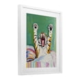 thumbnail image 3 of Stupell Industries Big Tiger Morning Yawn White Framed Print Under Glass, design by Arlington Prints, 16 x 13, 3 of 10
