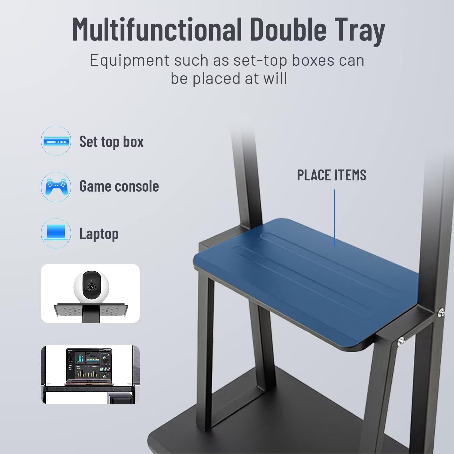 JYXOIHUB Deluxe Interactive Whiteboard Stand | Fits 40-86 Inch Boards, Dual-Wheel Locking System, Scratch-Resistant Finish