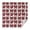 Red Football Helmets, variant on Red Football Helmets with Bows Pattern Square Tablecloth,Waterproof Square Table Cover,Wipeable Spillproof Washable Table Cover for Home Kitchen Party Decor 52"x52"(132x132cm)