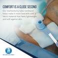 thumbnail image 5 of Dynarex Resp-O2 Soft-Foam Trach Tube Holders - Disposable Tracheotomy Tube Neckband - Soft Fabric Covered Foam, Adjustable Hook & Loop Closure - Small, Case of 100, 5 of 7