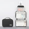 thumbnail image 3 of Large Hanging Travel Toiletry Organizer With Multiple Compartments Cosmetic Storage Bag For Men And Women, 3 of 8