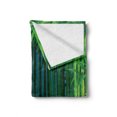 thumbnail image 2 of Exotic Soft Flannel Fleece Throw Blanket, Stems with Leaves Exotic Lands Fantasy Garden Ecology Theme, Cozy Plush for Indoor and Outdoor Use, 50" x 60", Apple Green Dark Green, by Ambesonne, 2 of 6
