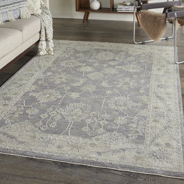 Nourison Asher Traditional Persian Lt Grey 3'11