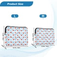 thumbnail image 3 of FORMRS 13-13.3 inch Laptop Sleeve Case Soft Carrying Quilted Computer Bag Cover, Light Blue Checkered Heart, 3 of 6