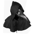 thumbnail image 4 of Máscara de médico de la peste Salvador con remaches únicos y de pájaro para cosplay hombres y mujeres 3 en 1, 4 of 10