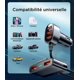 thumbnail image 5 of 5 Mecheros Multi USB 6.2 A / 12 V Cargador Mechero Coche con cable 1.5M para asientos traseros, 5 Puertos USB para iPhone13/12/11, Galaxy S22/S21/S20/S10, Tablets., 5 of 5