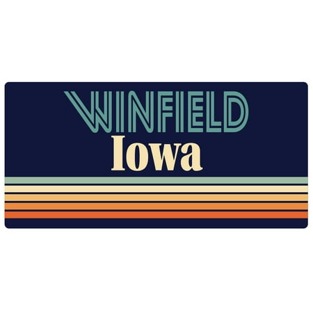 

Winfield Iowa 5 x 2.5-Inch Fridge Magnet Retro Design