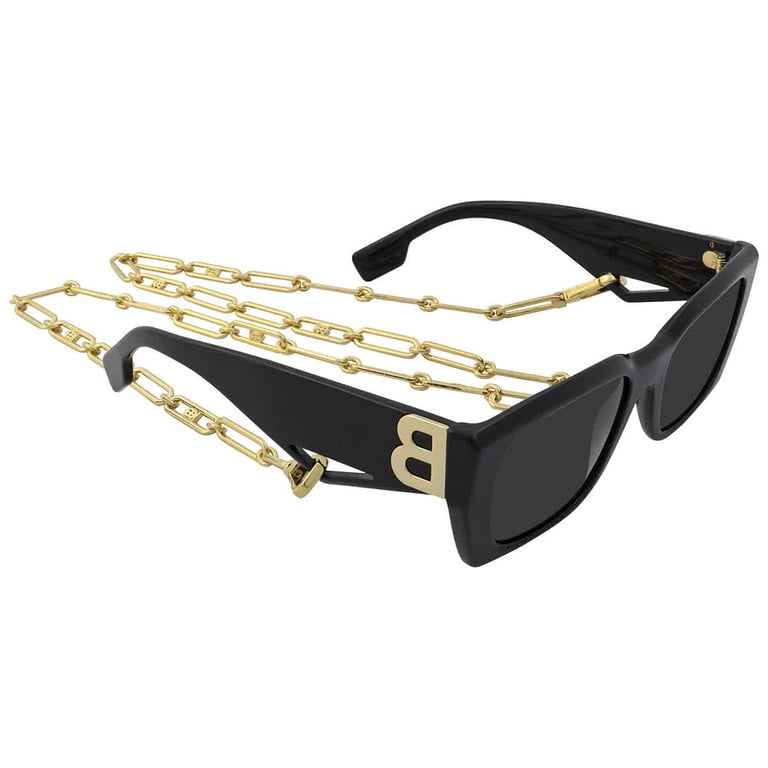 Women’s Burberry Black and Gold Sunglasses Burberry Poppy BE4336 392887 Sunglasses Women main image 4
