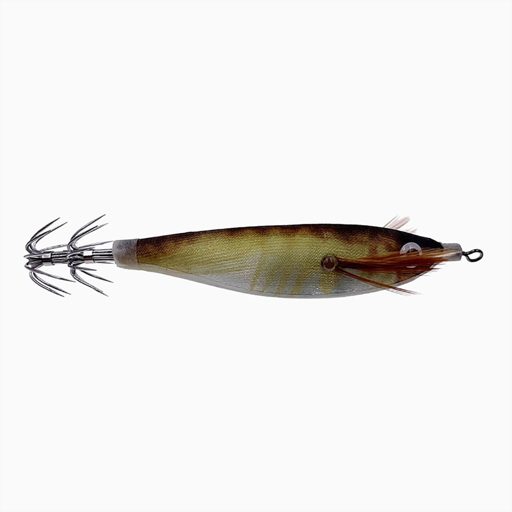 14Pcs Cuttlefish Hook Fishing Lures Shrimp Lures Baits Squid Jig 9g Glow Jig Hook Fluorescent Squid Jig Hard Baits