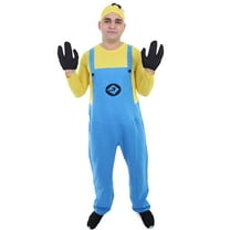 HPO Adult Men's Yellow and Blue Costume – Kevin-Inspired Movie Outfit for Halloween & Cosplay Events