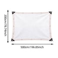 thumbnail image 3 of Eqslft 5x2M Waterproof Camping Tarp Shelter With Protective Layer And Soft Guard, UV Protection Sun Shade Canopy, Outdoor Tent Footprint for Garden, Backpacking & Picnic, 3 of 6