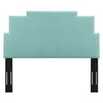 thumbnail image 6 of Headboard, Full Queen Size, Velvet, Blue, Modern Contemporary Urban Design, Bedroom Master Guest Suite, 6 of 10