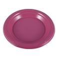 thumbnail image 1 of Nvzi 20Pcs 7in Plastic Dinner Plates, Disposable Plates Bulk Pack, Party Plates for BBQ, Picnic, Parties, Travel and Events, Microwavable Recyclable（Rose）, 1 of 1