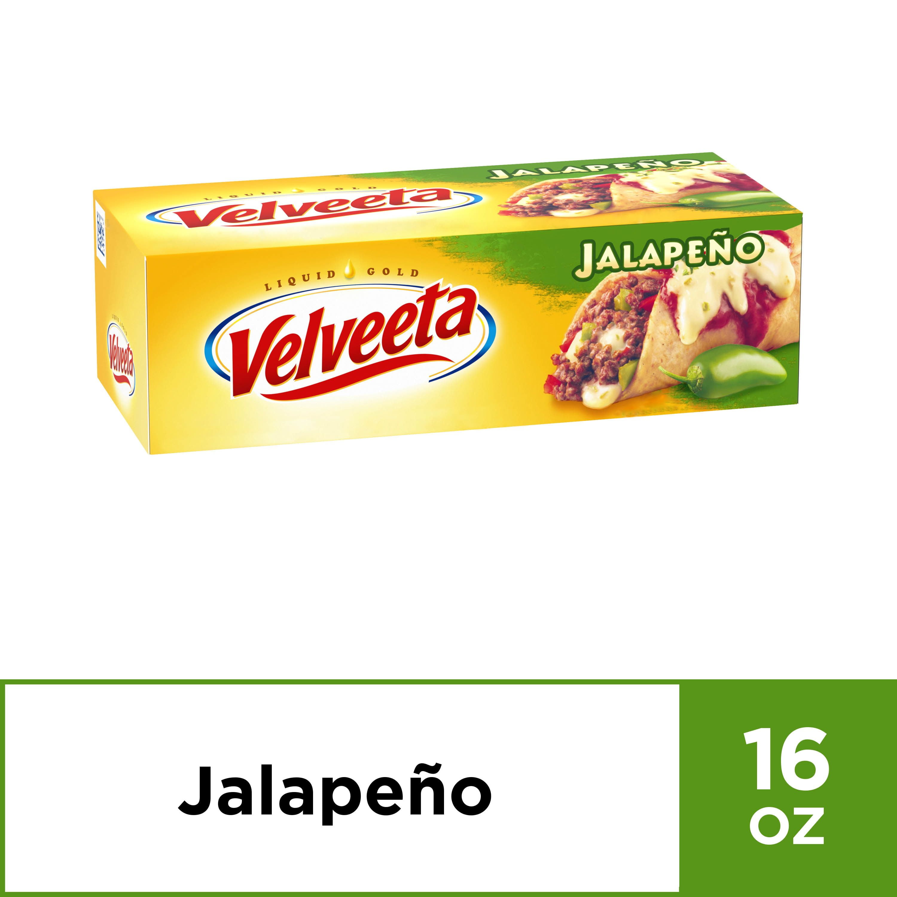 Kraft Velveeta Cheese Loaf, Jalapeno Cheese, 16 oz Box