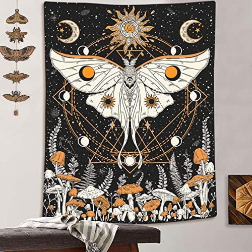 Orange tapestries sale