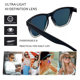 thumbnail image 4 of Lentes De Sol  Wünd Hombre Mujer Moda Uv Retros Deportes Ciclismo Modelo Negro Plateado y Lente Espejo, 4 of 4