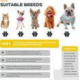 thumbnail image 3 of Dog Shoes Dog Boots & Paw Protector, Anti-Slip Sole Winter Dog Booties with Reflective Straps Dog Snow Boots for Small Medium Dogs 4PCS, 3 of 7