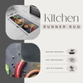 thumbnail image 4 of Decorative Kitchen Runner Rug, Non-Slip Backing, Machine Washable Floor Mat with Fresh Herbs and Spices Design, Durable, Easy To Clean, Comfortable Standing Mat For Home and Kitchen Decor, 4 of 8