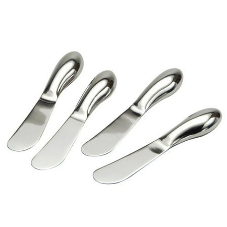 - Oneida 4-Piece Cheese Spreader Set, Stainless Steel