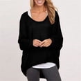 thumbnail image 2 of Hauts à Manches Longues Décontractés pour Femmes T-Shirt S-XXL, 2 of 2