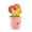 Pink, variant on Home Kitchen Bakeware Flower Measuring Spoons Set in Pot Cute Ceramic Baking Seasoning Measuring Utensil Potted Decorative Kitchen Tableware for Cooking Coffee Bar Countertop Cabinet Multi-size