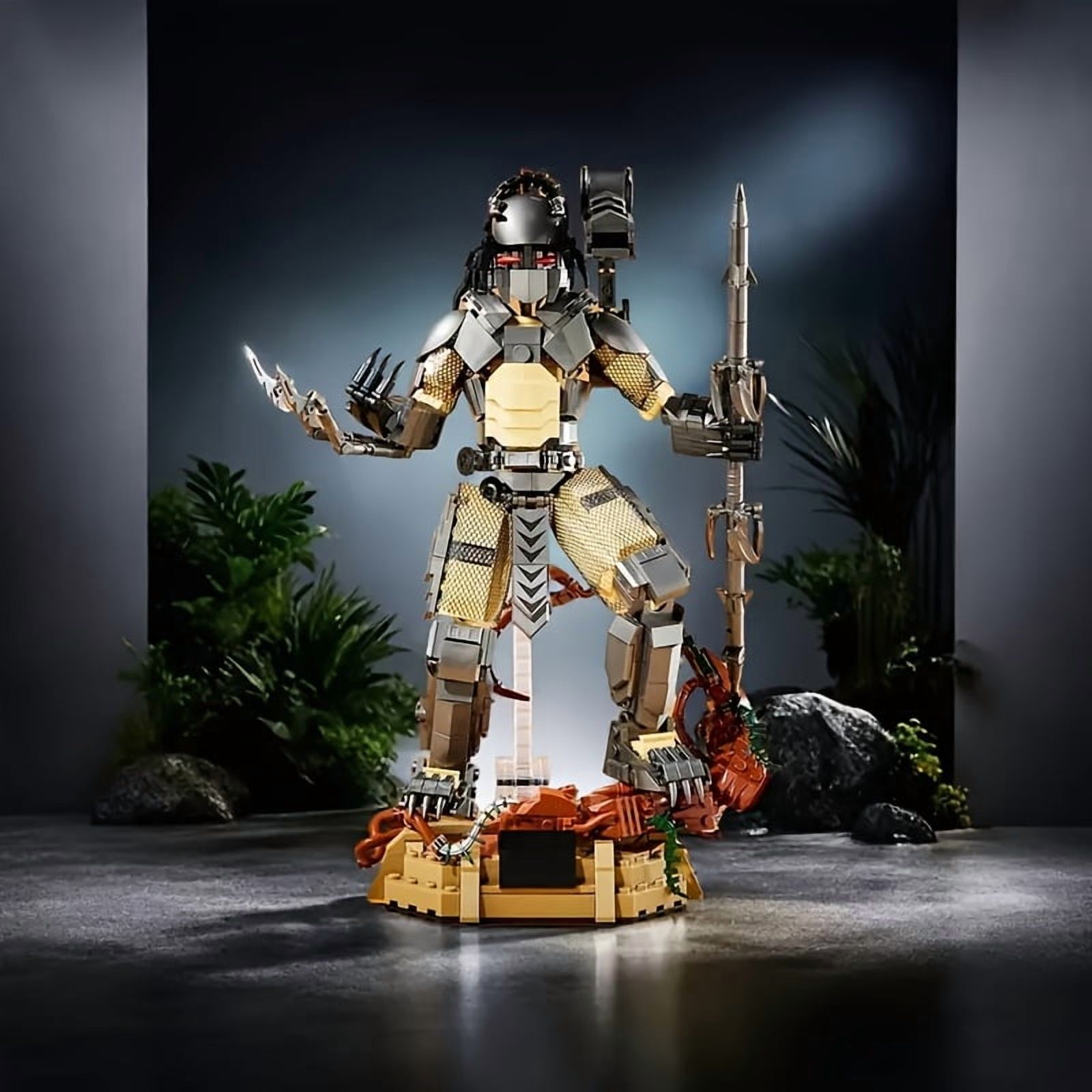 Remocguys Alien Predator Model Building Set Compatible with Lego Action Figure for Adults 978 Pcs