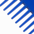 thumbnail image 4 of 4 peines con forma de espina de pescado para teñir y teñir en salón, cepillos dispensadores para mujeres y niñas (azul, negro, morado y blanco), 4 of 7