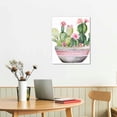 thumbnail image 2 of Nawypu  Succulent Plants Bathroom Decor Wall Art, Green Cactus Pictures Canvas Print, Botanical Paintings for Bedroom Living room Office Decoration, 2 of 4