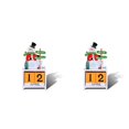 thumbnail image 4 of sweethay Navidad Calendario de cuenta regresiva de Decoración de dibujos animados Año nuevo Adorno de oficina Cumpleaños Boda Niños Type1 NO1, 4 of 6
