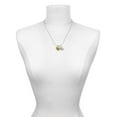 thumbnail image 3 of Delight Jewelry Goldtone Large Disc Letter - W - 3/4'' Mother & Daughter Heart Necklaces (Set of 2), 19"+2", 3 of 4
