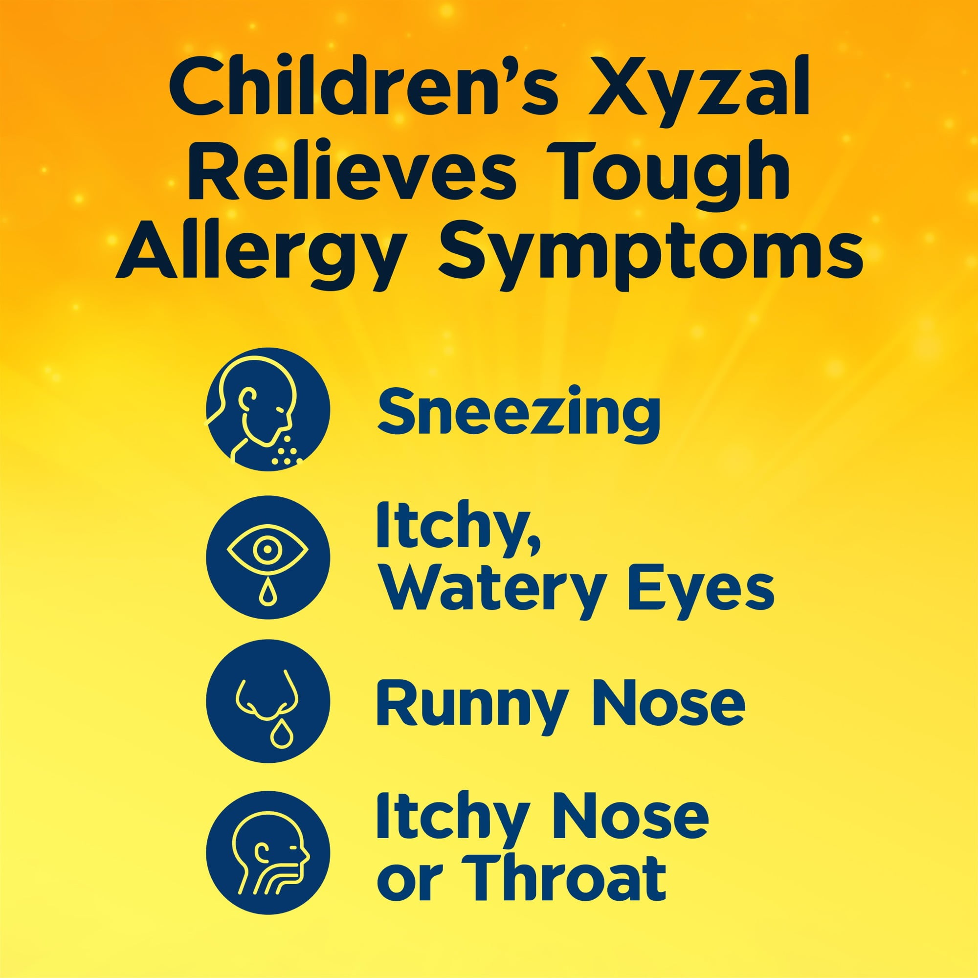 Xyzal Children's 24 Hour Allergy Relief Medicine for Kids, Levocetirizine Dihydrochloride Liquid Antihistamine, Bubble Gum, 10 Fl. oz.