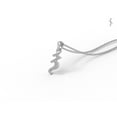 thumbnail image 3 of 925 Sterling Silver Cursive Letter Z Initial Chain Alphabet Women Valentines Day Gifts Necklace, 3 of 4
