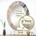 thumbnail image 3 of DESIGN ART Designart "Abstract Marble With Copy Space I" Fractals Modern Wall Mirror 24in.x36in., 3 of 4