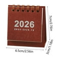 thumbnail image 3 of PRETXORVE Home Decor, Room Decor, Small Calendar, Mini Small Calendar, Desktop Decoration, Student Portable Scroll Calendar Plan, 3 of 6
