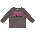 thumbnail image 3 of Inktastic Spoiled by Nonna Girls Long Sleeve Toddler T-Shirt, 3 of 5