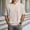 Beige, variant on Border Fashion Knit Raglan Short Sleeve Tee for Everyday Casual Wear Men’s T Shirt Style and Comfort
