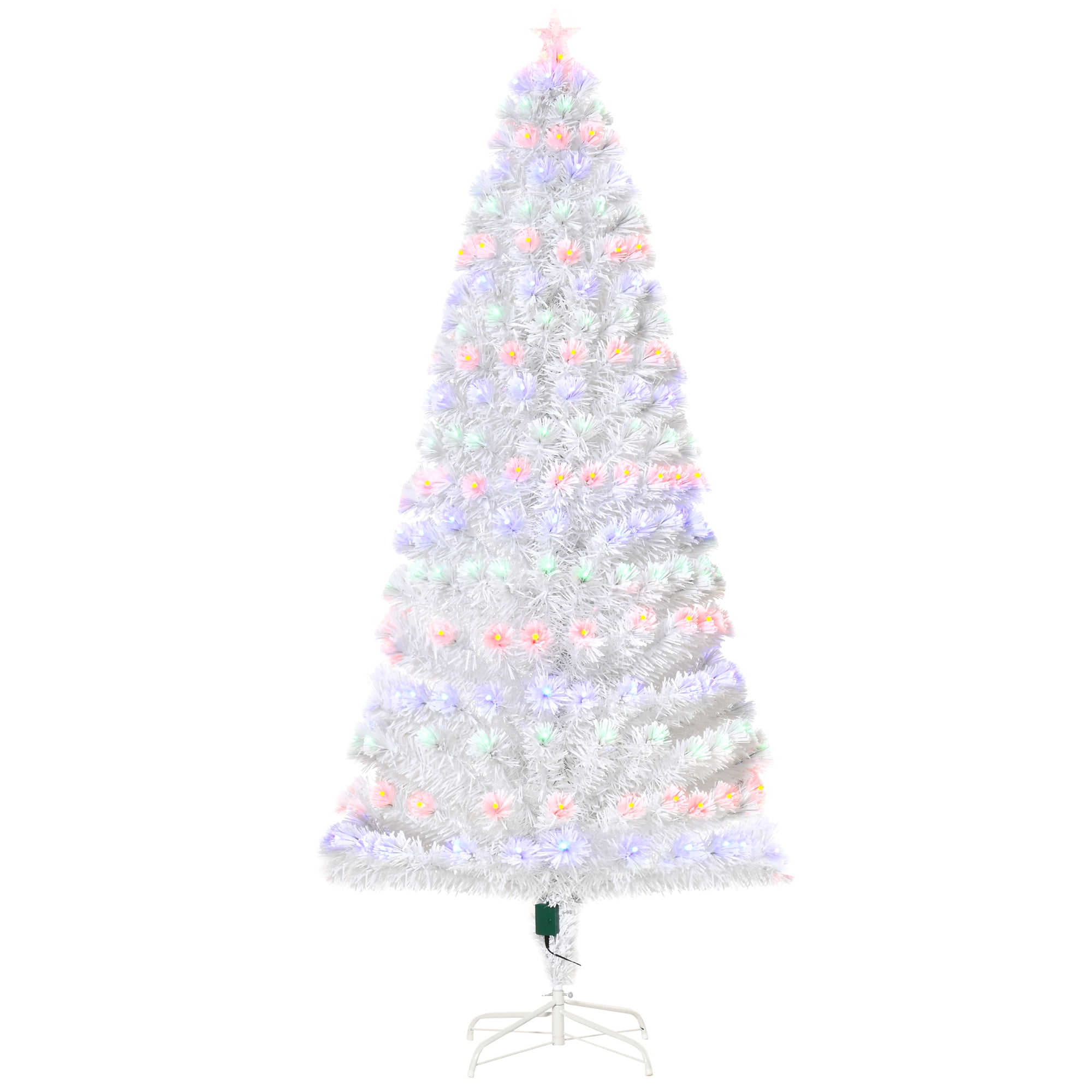 Homcom 7 Ft Artificial Christmas Pencil Tree Holiday Xmas Tree Home Indoor Decoration For Party Pink Walmart Com