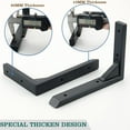 thumbnail image 7 of Heavy Duty 6 Inch Shelf Bracket (2-Pack) - Stainless Steel Wall Mounted Support Bracket for Shelves, 7 of 7
