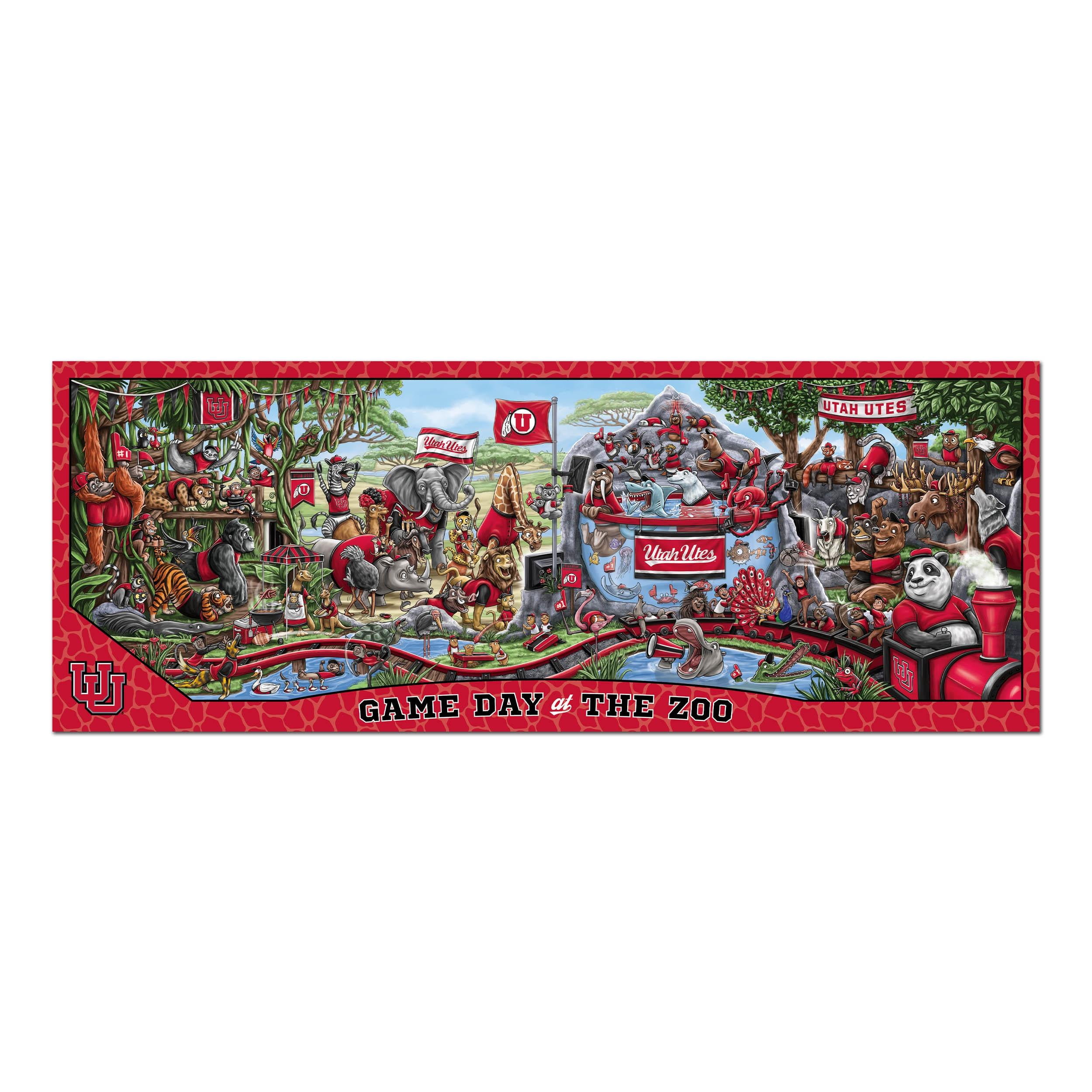 YouTheFan NCAA Utah Utes Game Day at the Zoo - 500 pc Puzzle