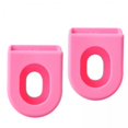 thumbnail image 1 of Funda Protectora Zulema de Silicona para Manivela de Bicicleta Rosa 2 Piezas, 1 of 8
