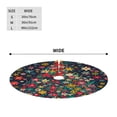 thumbnail image 2 of Christmas Tree Skirt 30" Colorful Ditsy Floral Print Christmas Tree (1) Xmas Tree Skirts Mat for New Year Holiday Christmas Party Decorations, 2 of 5