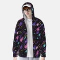 thumbnail image 2 of Balery Colorful Guitar Sudadera ligera de manga larga con capucha y protección solar UPF 50+ para hombre y mujer, ideal para pesca y running-3X-Large, 2 of 7