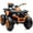 Orange, variant on Hikiddo 24V 4WD Kids ATV 4 Wheeler, 2-Seater Powered Ride on ATV Toy for Big Kids w/ Bluetooth, 4x200W Motor - Green