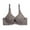 Dark Gray, variant on Mrat Women's Pure Comfort Soft Support Wireless Lace Bralette Lace Push-Up Bra Wire-Free Bra Easy Close Padded Underwire Bras