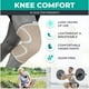 thumbnail image 3 of Rodilleras Modvel (2 unidades) para mujer y hombre: rodilleras de compresión para entrenamiento, alivio del dolor de rodilla, soporte articular para ligamento cruzado anterior (LCA), artritis y desgar, 3 of 5