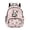 Panda Cherry Blossom Paw Print Pink, variant on SCRAWLGOD Cats Print Multicolored 17 Inch 600D Backpack, Multi-Pocket Kids Bookbag, Schoolbag for Middle School Travel Camping Vacation, Large Capacity Daypack