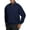 NAVY, variant on Harbor Bay by DXL Big and Tall Men's Long-Sleeve Mesh Panel Banded-Bottom Shirt, Black, 4XL