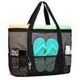 thumbnail image 5 of Bolsa de playa grande de malla de 38 l con cremallera, 5 of 5