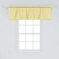 thumbnail image 2 of Ambesonne Floral Yellow Window Valance, Pastel, 54" X 18", Yellow Yellow, 2 of 3
